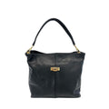 Baldinini Trend Black Calfskin Clutch