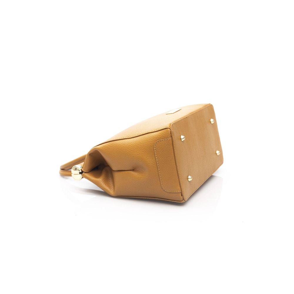 Baldinini Trend Braune Clutch aus Rindsleder