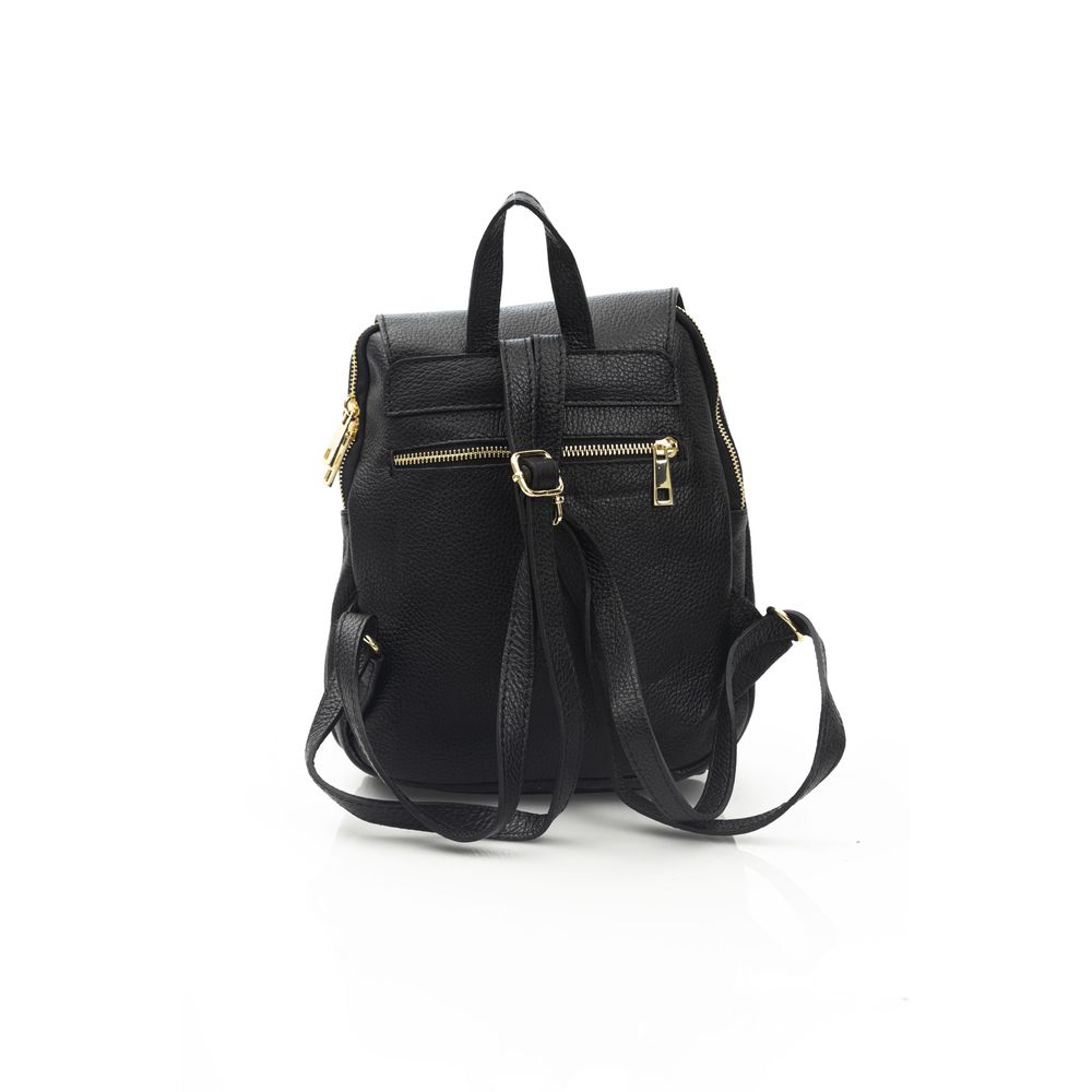 Baldinini Trend Schwarze Leder Damentasche
