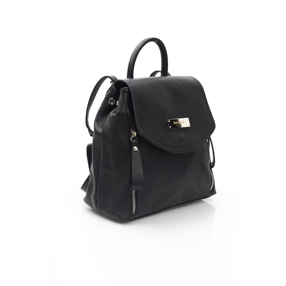 Baldinini Trend Schwarzer Lederrucksack für Damen