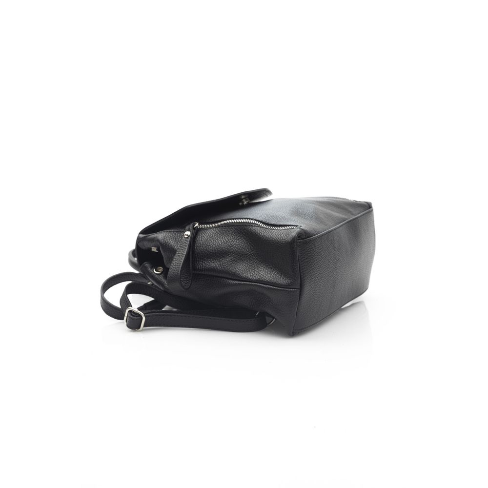 Baldinini Trend Schwarzer Lederrucksack für Damen