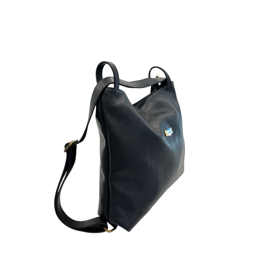 Baldinini Trend Schwarzer Lederrucksack für Damen