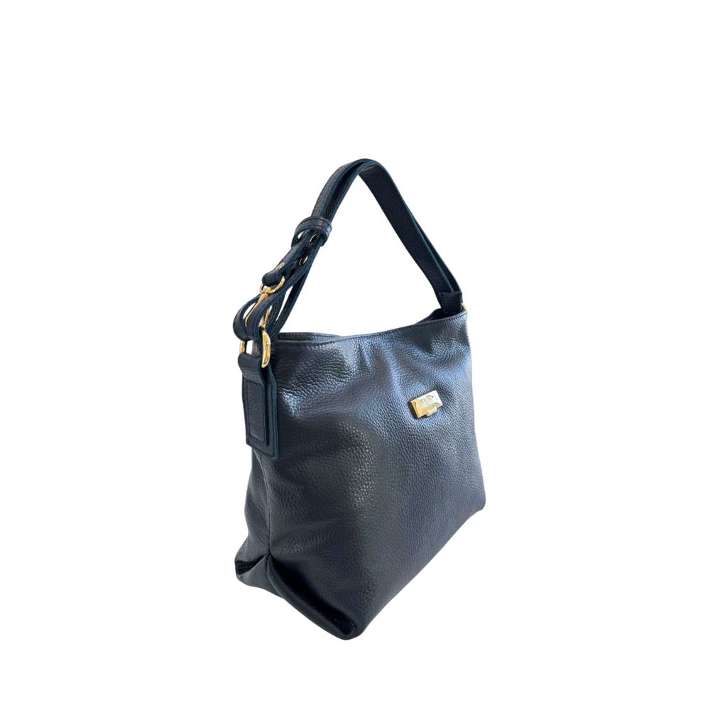 Baldinini Trend Blaue Kalbsleder-Clutch