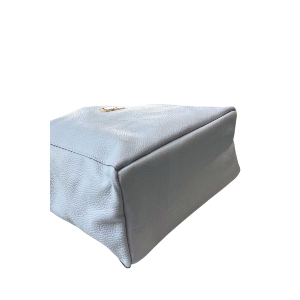 Baldinini Trend Blaue Clutch aus Rindsleder