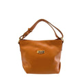 Baldinini Trend Braune Clutch aus Rindsleder