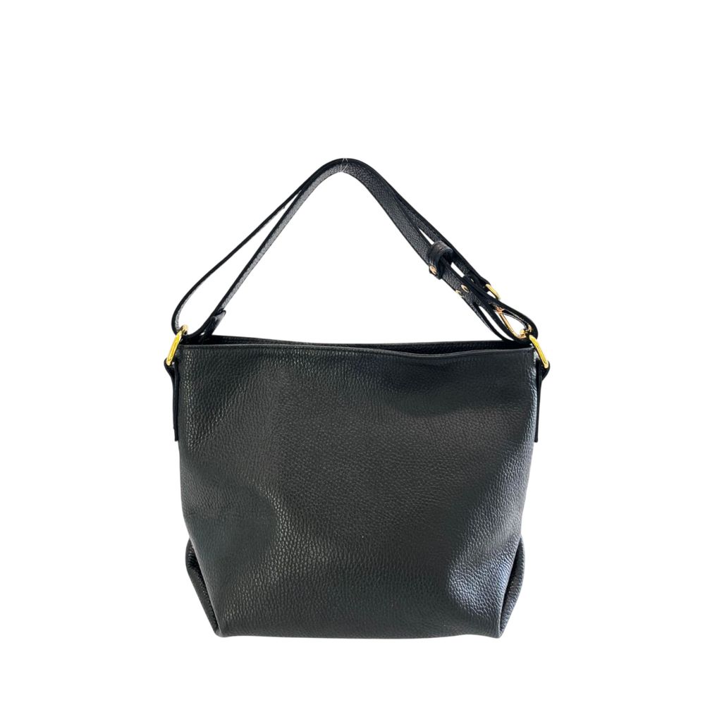 Baldinini Trend Schwarze Clutch aus Rindsleder