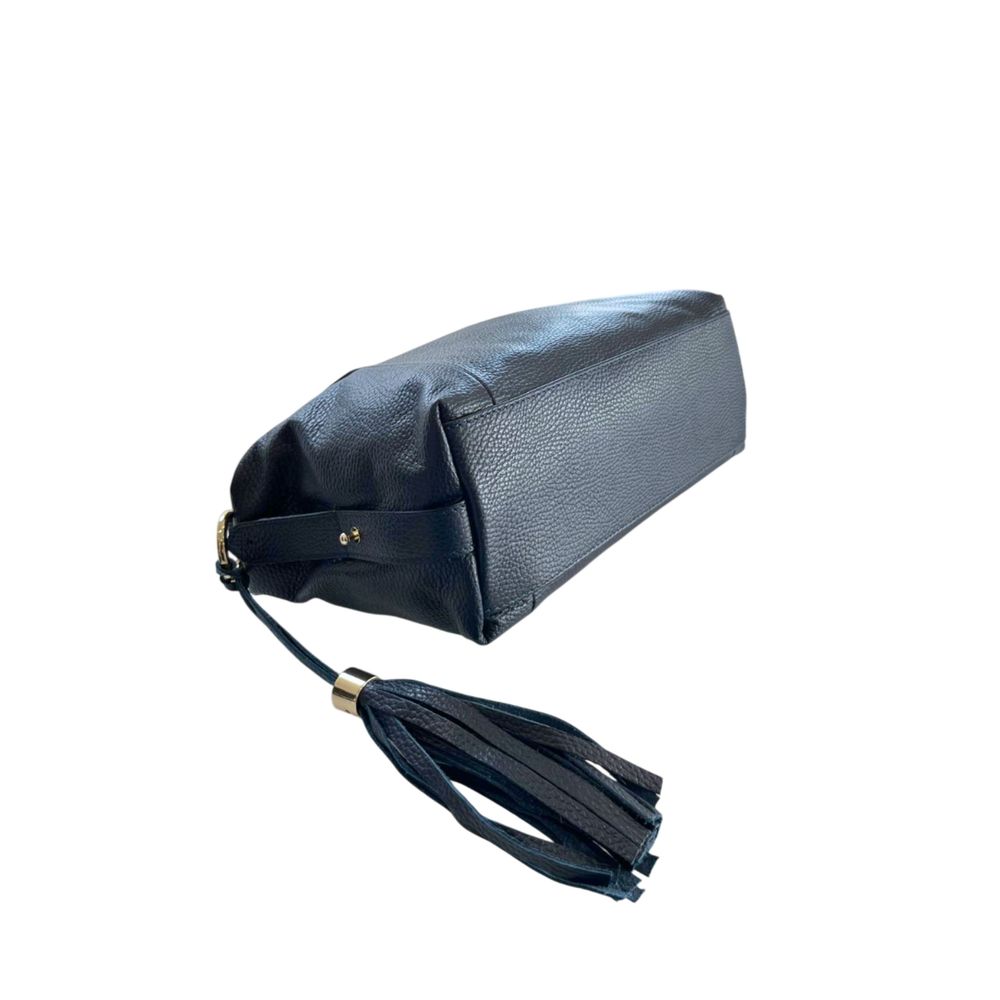 Baldinini Trend Shoulder Bag made of blue cowhide