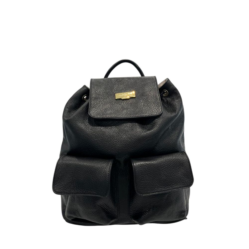 Baldinini Trend Women's Black Leather Backpack