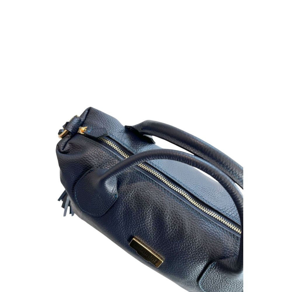 Baldinini Trend Shoulder Bag made of blue cowhide