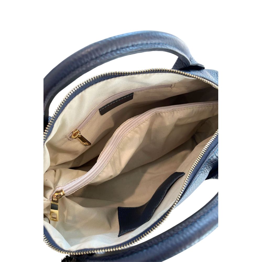 Baldinini Trend Shoulder Bag made of blue cowhide