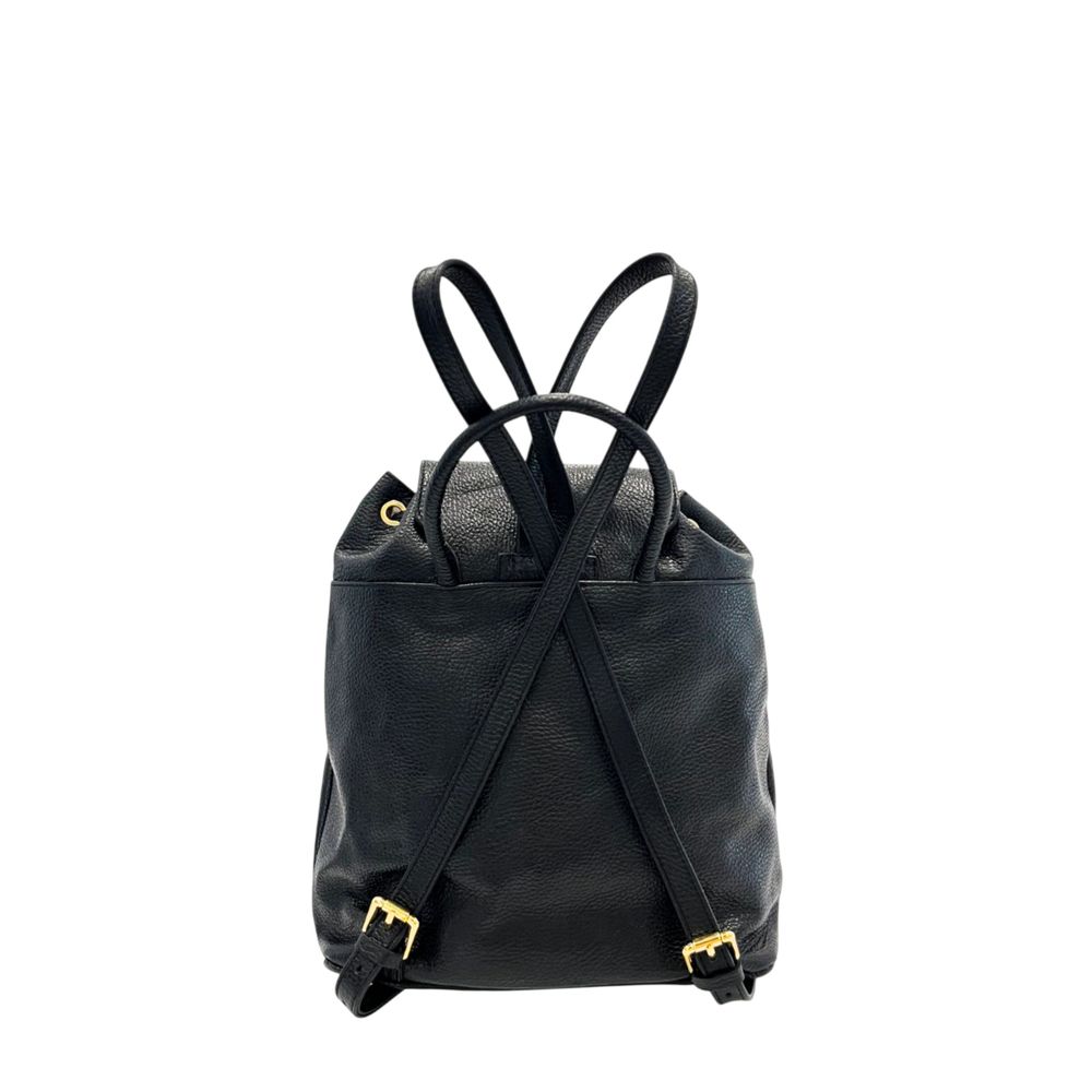 Baldinini Trend Women's Black Leather Backpack