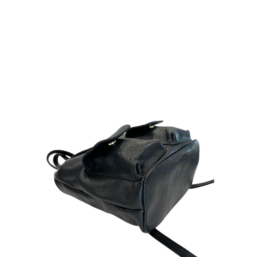 Baldinini Trend Women's Black Leather Backpack