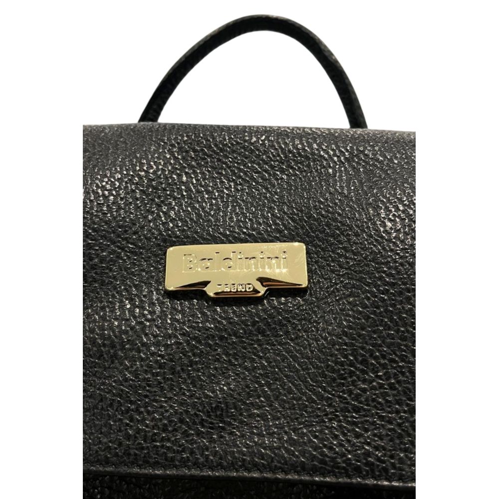 Baldinini Trend Women's Black Leather Backpack