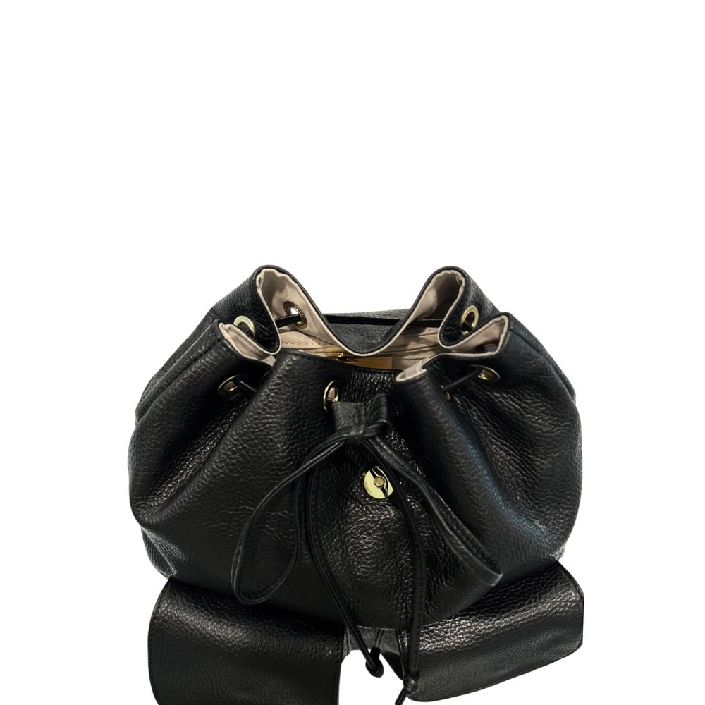 Baldinini Trend Schwarzer Lederrucksack für Damen