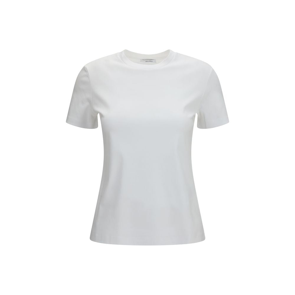 Max Mara Pure Weißes Baumwoll-T-Shirt