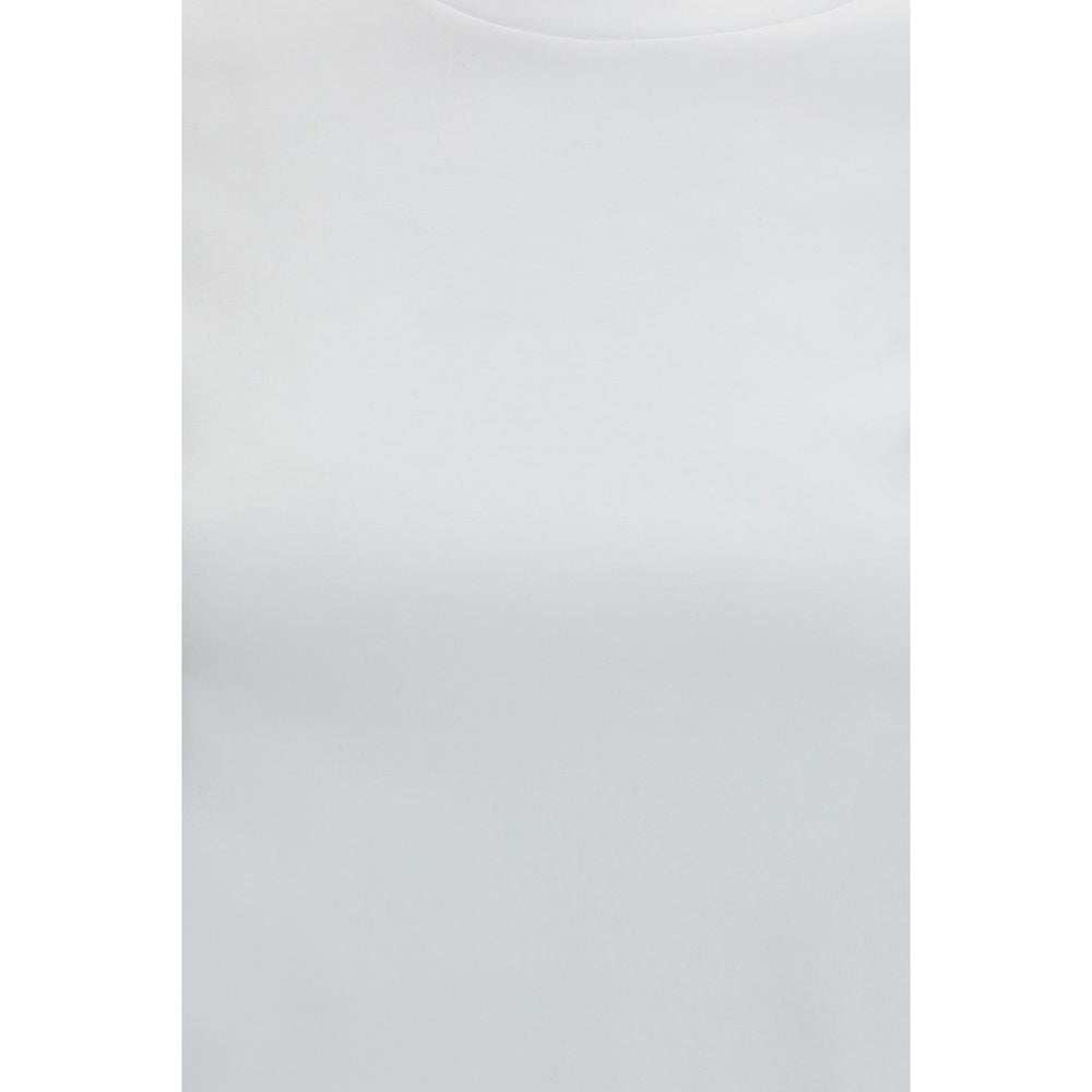 Max Mara Pure Weißes Baumwoll-T-Shirt