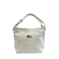 Baldinini Trend Weiße Clutch aus Kuhfell