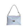 Baldinini Trend Blue Cowhide Leather Clutch