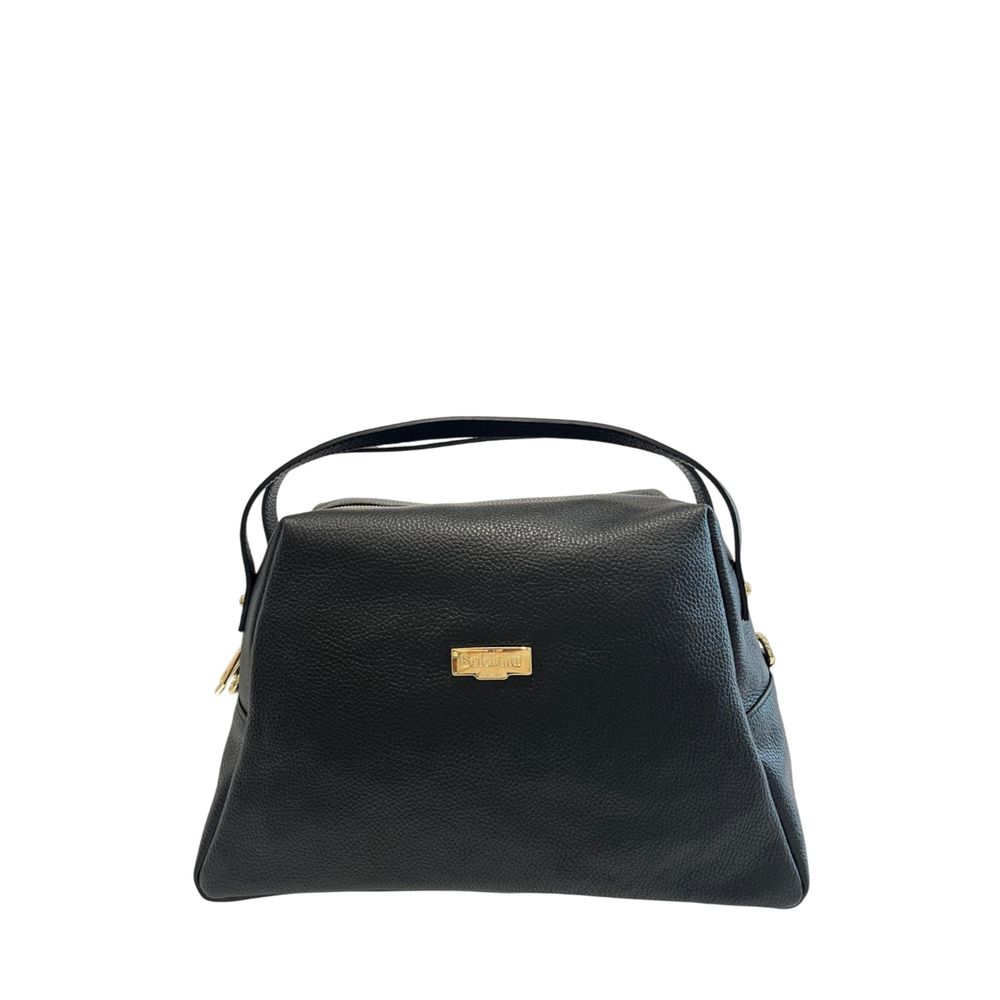 Baldinini Trend Schwarze Clutch aus Rindsleder