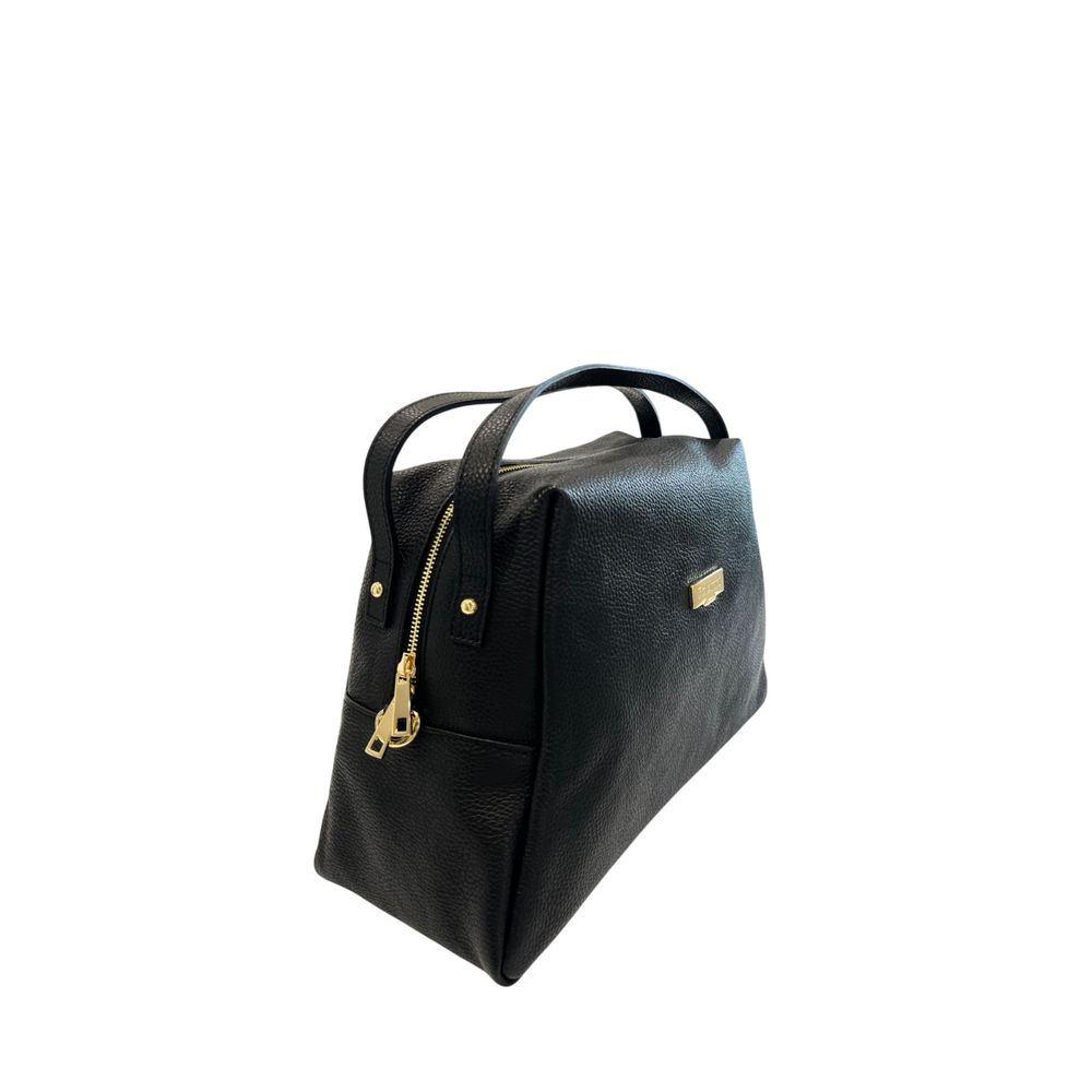 Baldinini Trend Schwarze Clutch aus Rindsleder