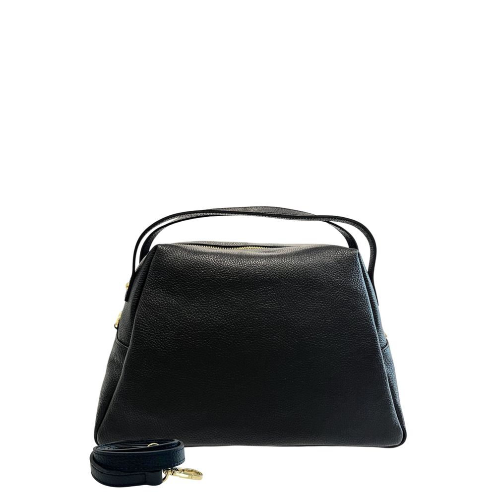 Baldinini Trend Schwarze Clutch aus Rindsleder