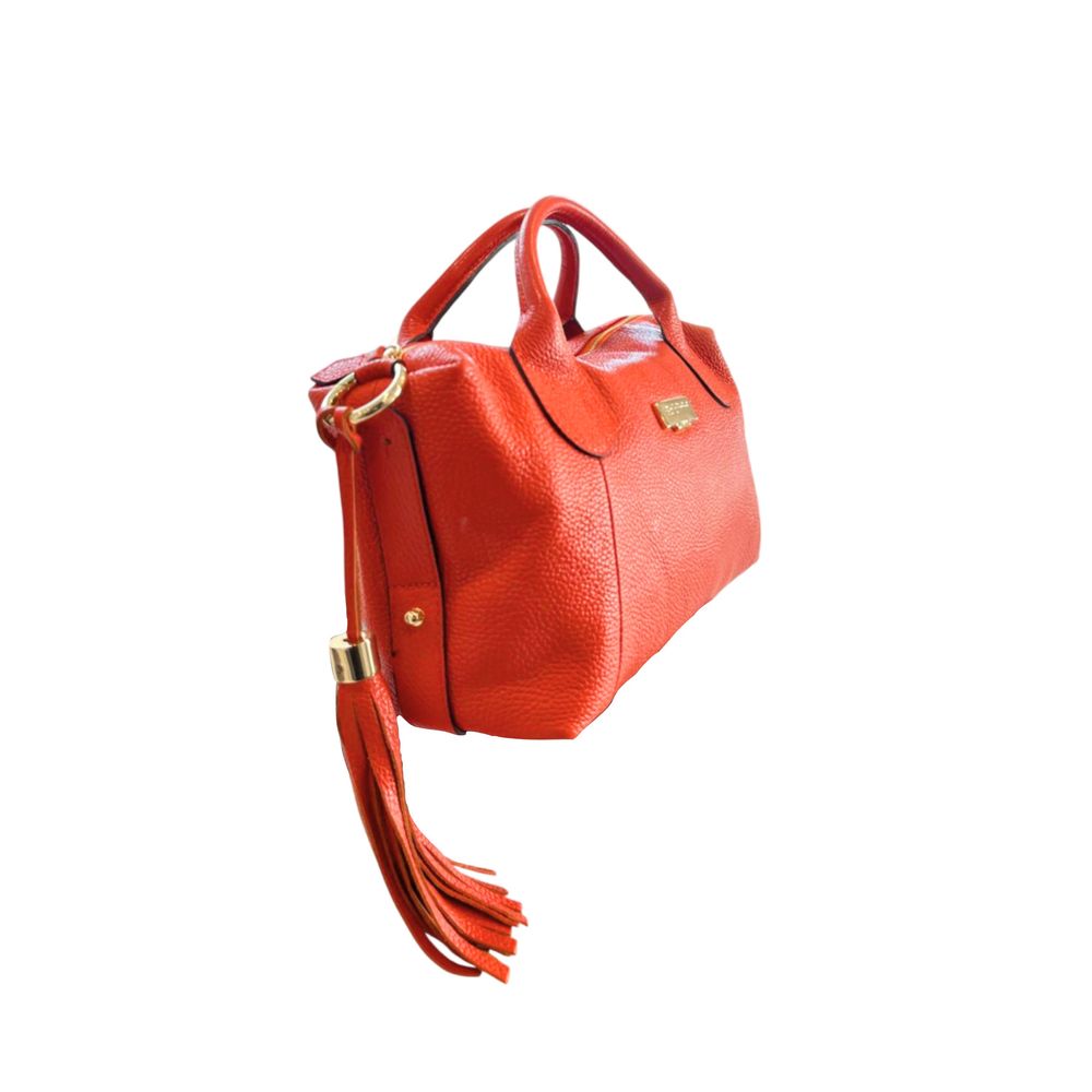 Baldinini Trend Shoulder Bag in Orange Cowhide