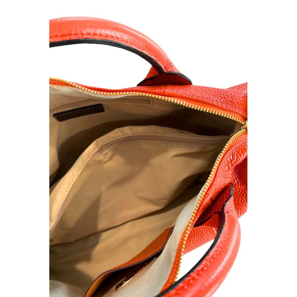 Baldinini Trend Shoulder Bag in Orange Cowhide