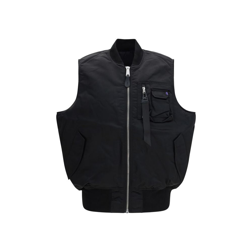 ALPHA INDUSTRIES Schwarze Nylonjacke und Mantel