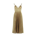 Prada Goldfarbenes Polyester-Freizeitkleid
