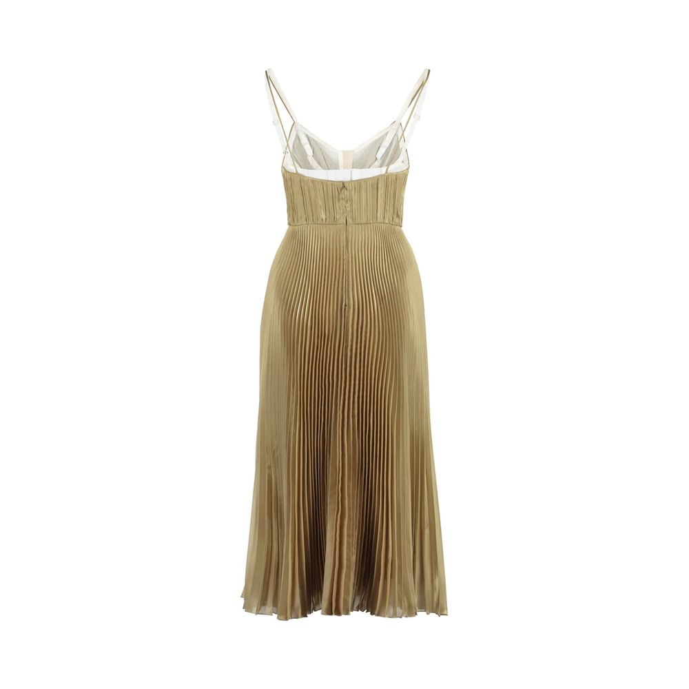 Prada Goldfarbenes Polyester-Freizeitkleid