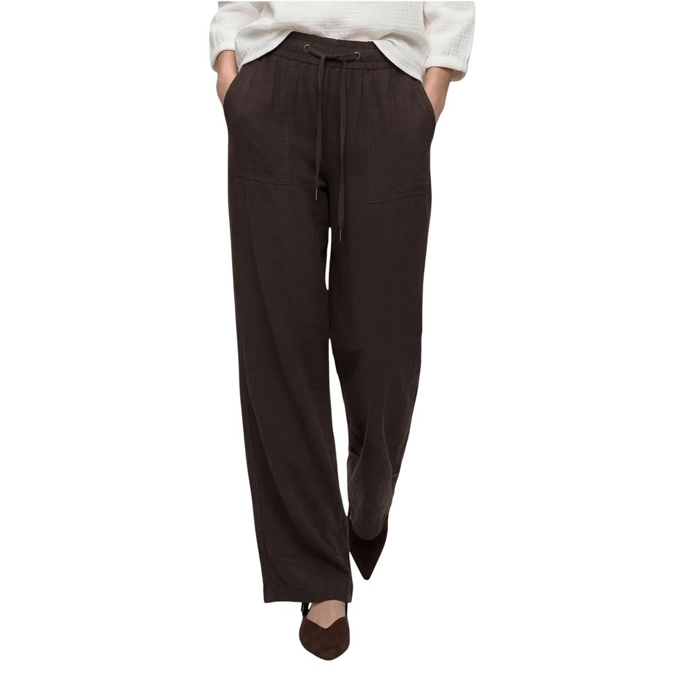 Street One Braune Viskose-Freizeithose