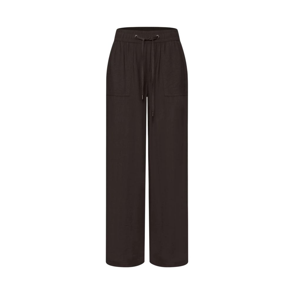 Street One Braune Viskose-Freizeithose