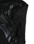 Dolce & Gabbana Schwarze High Waist Slip-Gürtelhose Unterwäsche