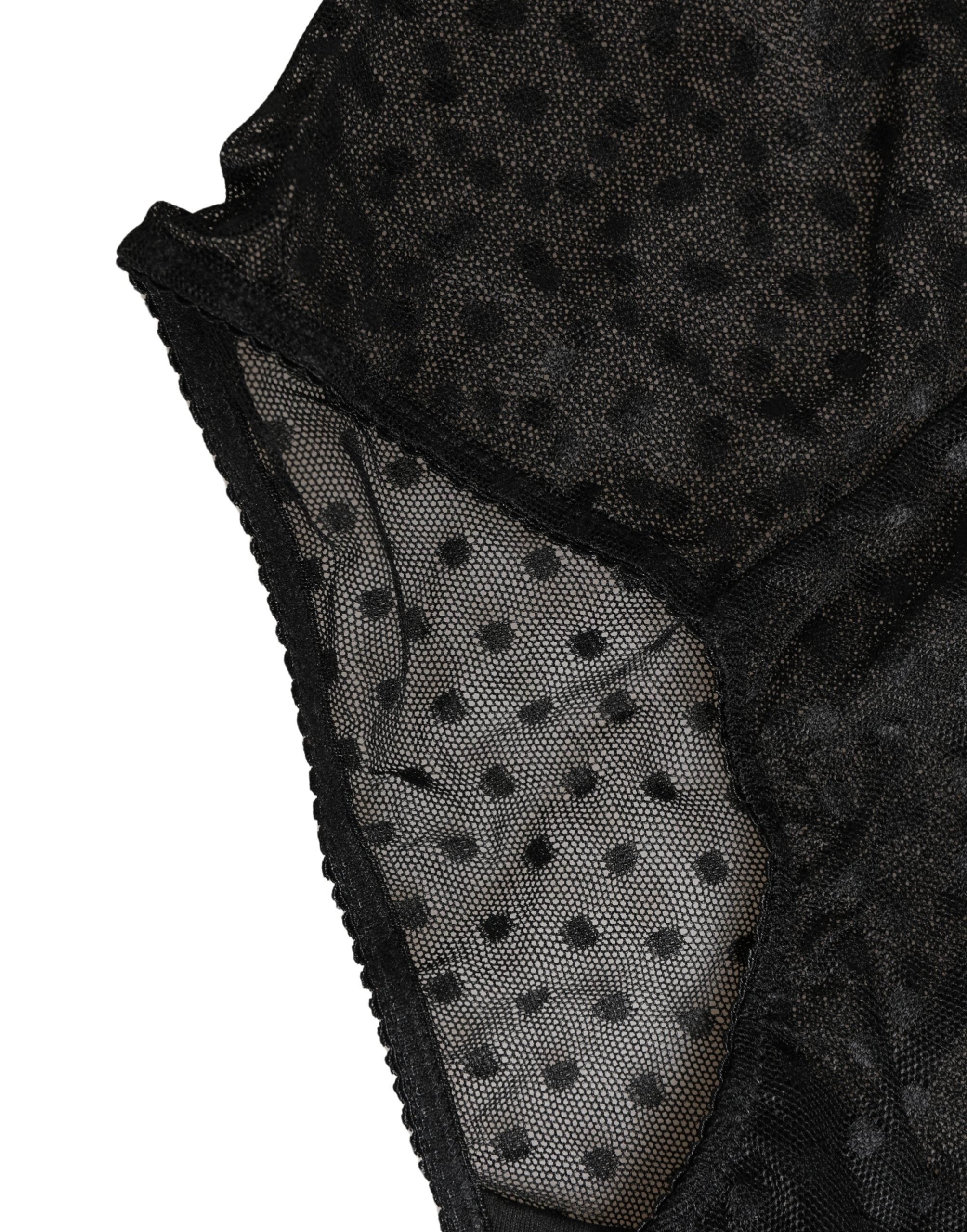 Dolce & Gabbana Schwarzer Taillengürtel mit Logo, High Waist Panty Unterwäsche