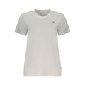 Guess Jeans Weißes Baumwoll-T-Shirt für Damen