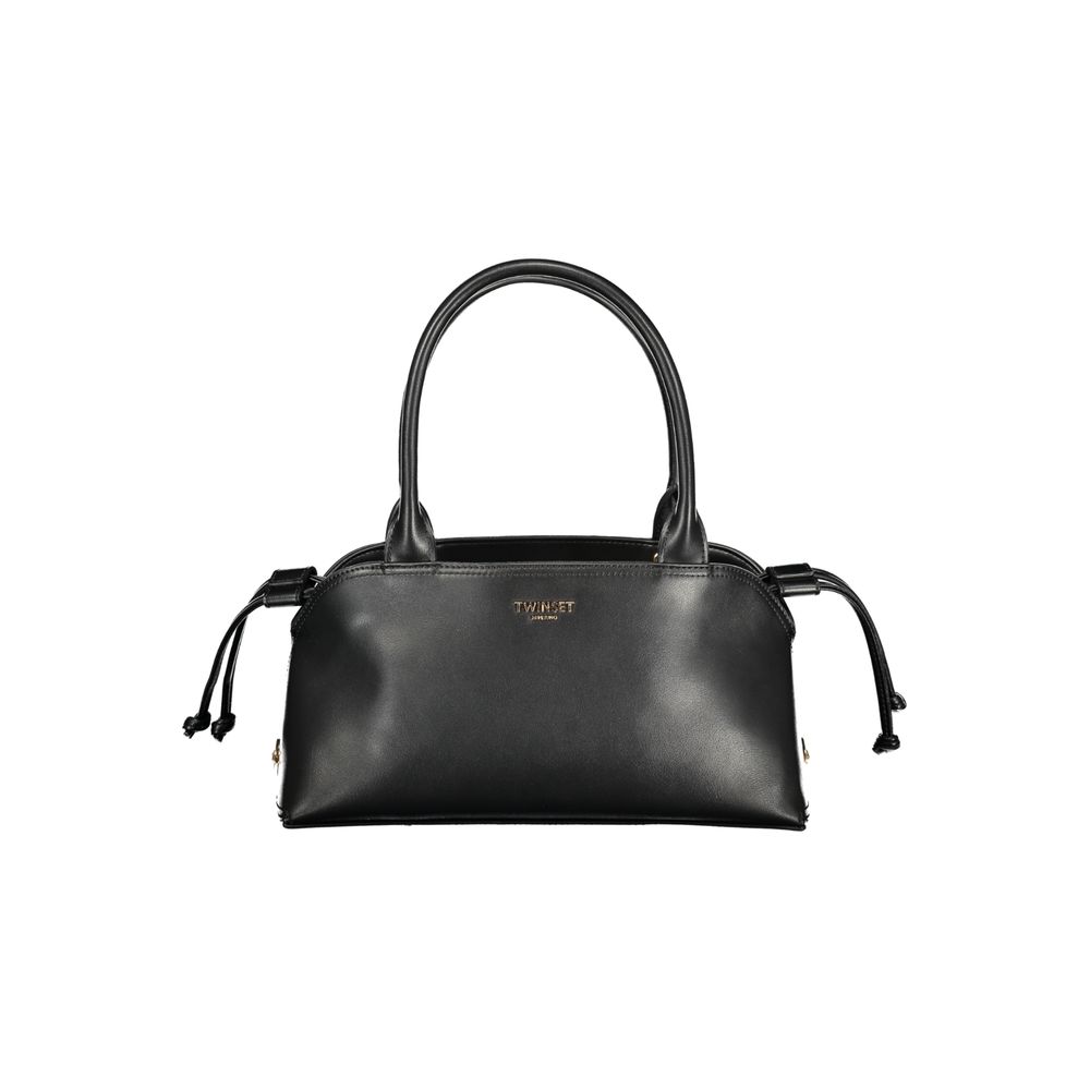 Twinset Schwarze Handtasche aus Polyethylen