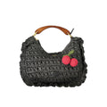 Twinset Schwarze Handtasche aus Polyester