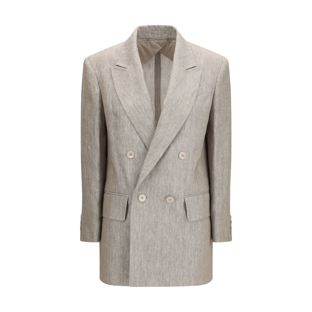 Max Mara Beige Leinenblazer