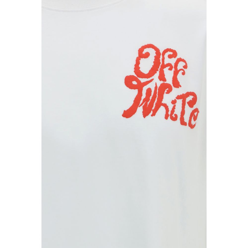 Off-White Weiße Baumwoll-Sportbekleidung