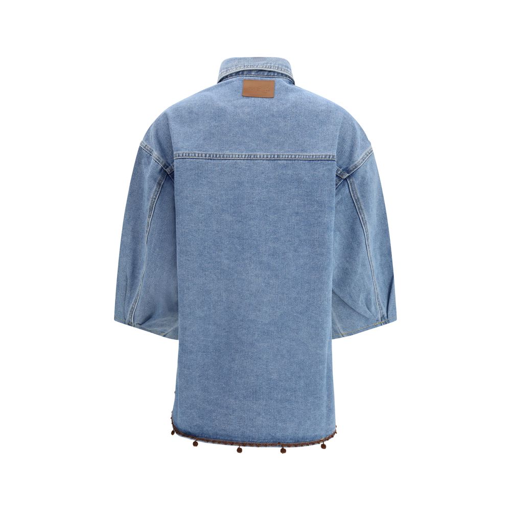 Ella Blaue Jeansjacke aus Baumwolle