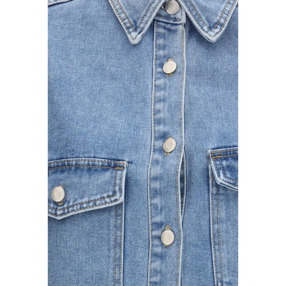 Ella Blaue Jeansjacke aus Baumwolle