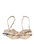 Dolce & Gabbana Beige Halbgepolsterter Bügel-Balkonett-BH