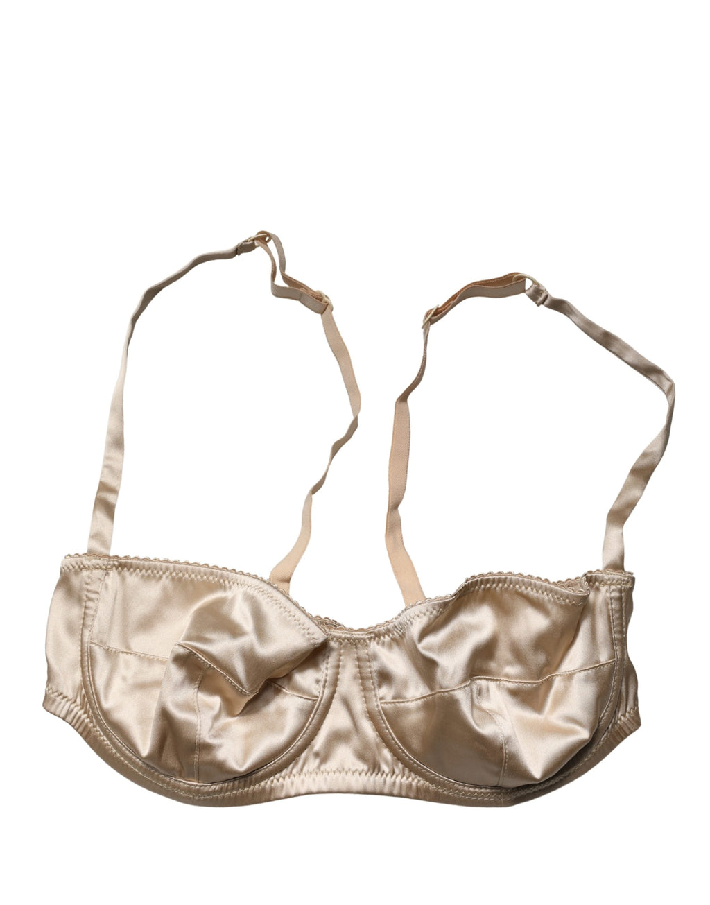 Dolce & Gabbana Beige Halbgepolsterter Bügel-Balkonett-BH