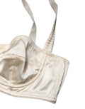 Dolce & Gabbana Off White Semi-Pad Bügel-Balkonett-BH Unterwäsche