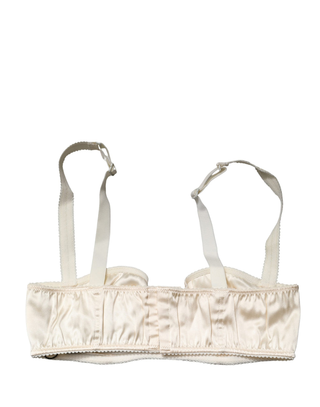 Dolce & Gabbana Off White Semi-Pad Bügel-Balkonett-BH Unterwäsche