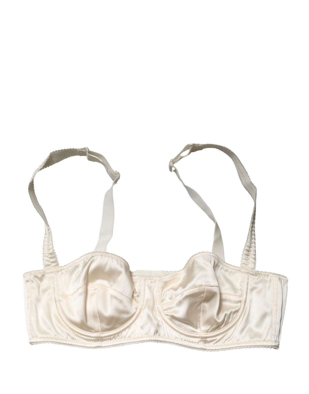 Dolce & Gabbana Off White Semi-Pad Bügel-Balkonett-BH Unterwäsche