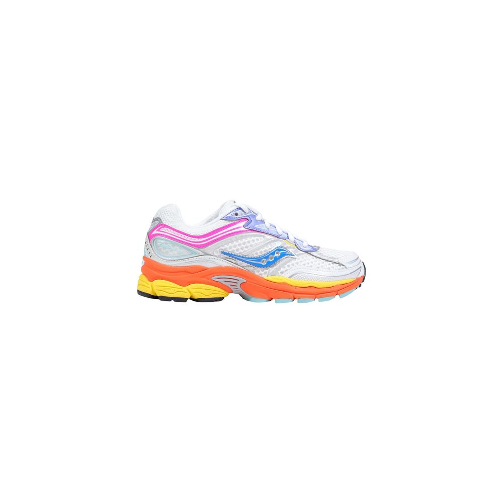 Saucony Weiße synthetische Sportsneakers