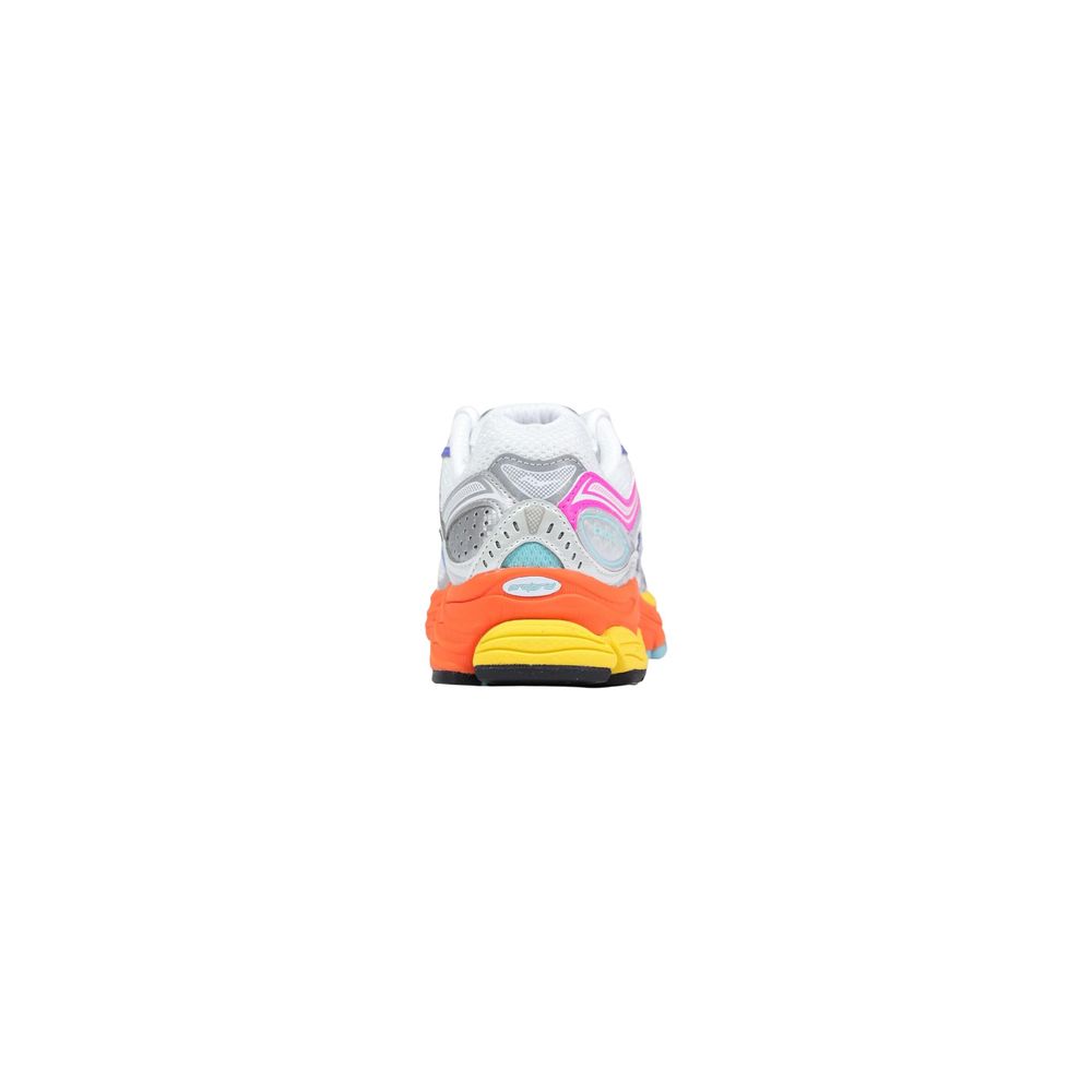 Saucony Weiße synthetische Sportsneakers