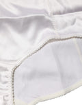 Dolce & Gabbana Weiße High-Waist-Gürtel-Panty aus Seidenmischung