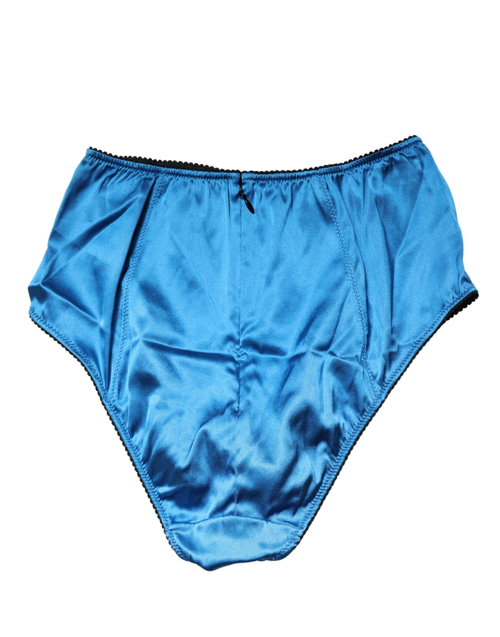 Dolce & Gabbana Blaue High-Waist Girdle-Panty aus Seidenmischung
